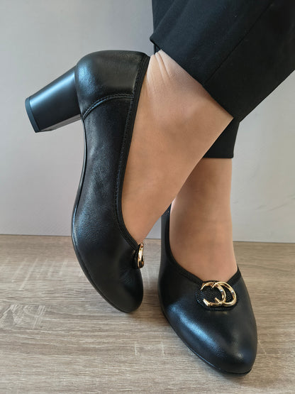 PANTOFI ELEGANTI DAMA GALANT 3073 NEGRU B/3