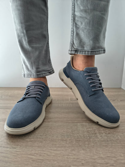 PANTOFI CASUAL BARBATI SKECHERS 205352 BLU ALBASTRU