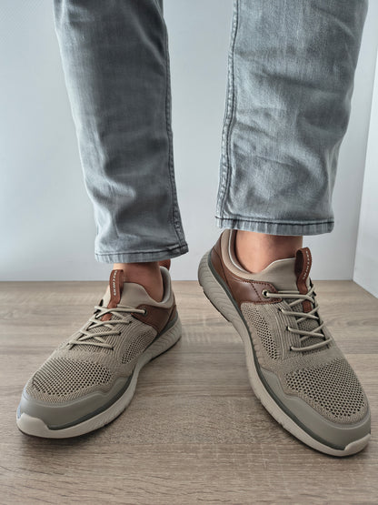 PANTOFI CASUAL BARBATI SKECHERS 205340 TPBR TAUPE
