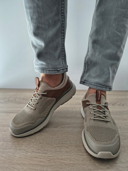 PANTOFI CASUAL BARBATI SKECHERS 205340 TPBR TAUPE