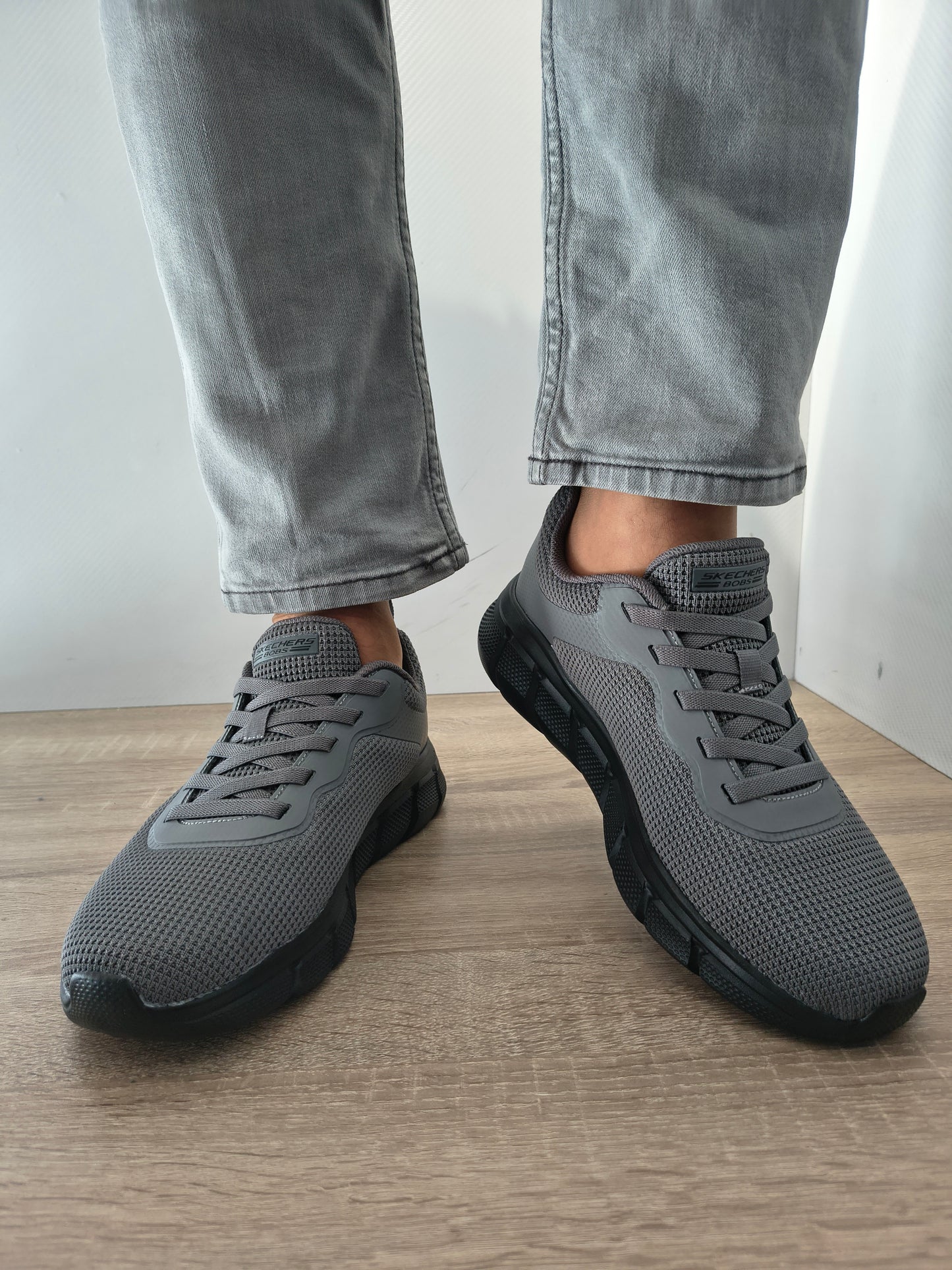 PANTOFI SPORT BARBATI SKECHERS 118112 DKGY GRI INCHIS