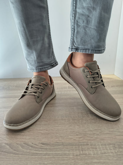 PANTOFI CASUAL BARBATI SKECHERS 205716 KHK TAUPE