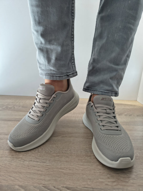 PANTOFI SPORT BARBATI SKECHERS 118155 TPE TAUPE - imagine 3