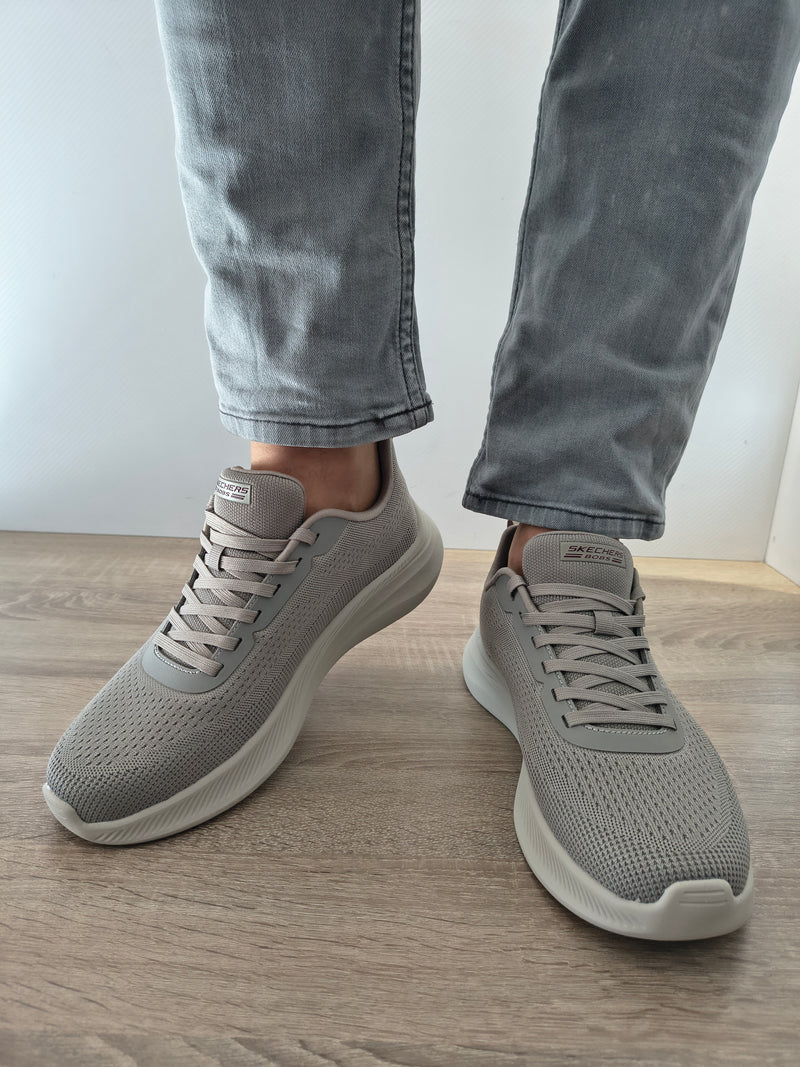 PANTOFI SPORT BARBATI SKECHERS 118155 TPE TAUPE - imagine 3