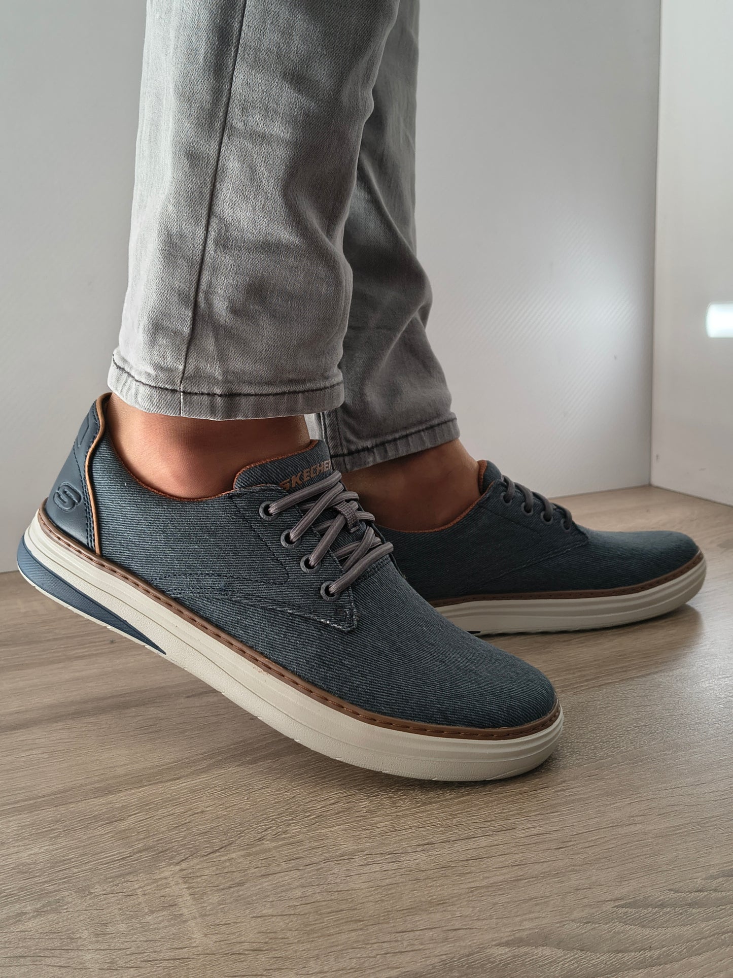 PANTOFI CASUAL BARBATI SKECHERS 205135 NVY NAVY