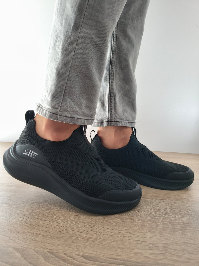 PANTOFI SPORT BARBATI SKECHERS 118156 BBK NEGRU - imagine 2