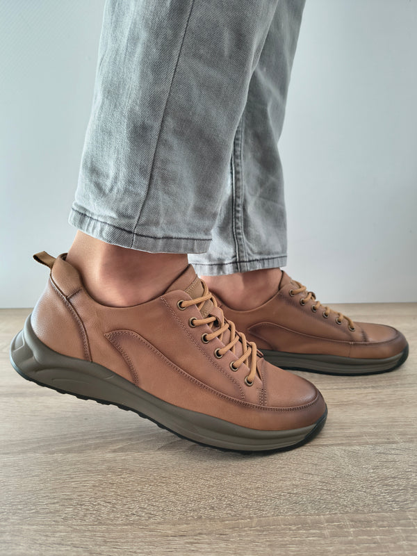 PANTOFI CASUAL BARBATI MELS S11232 MARO - imagine 2