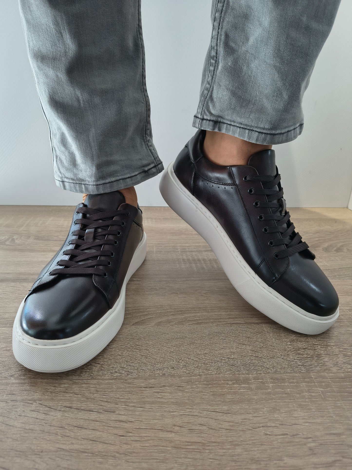 PANTOFI CASUAL BARBATI FRANCO GERARDO A921-1 MARO INCHIS COFFEE