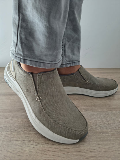PANTOFI CASUAL BARBATI SKECHERS 205356 TPE TAUPE
