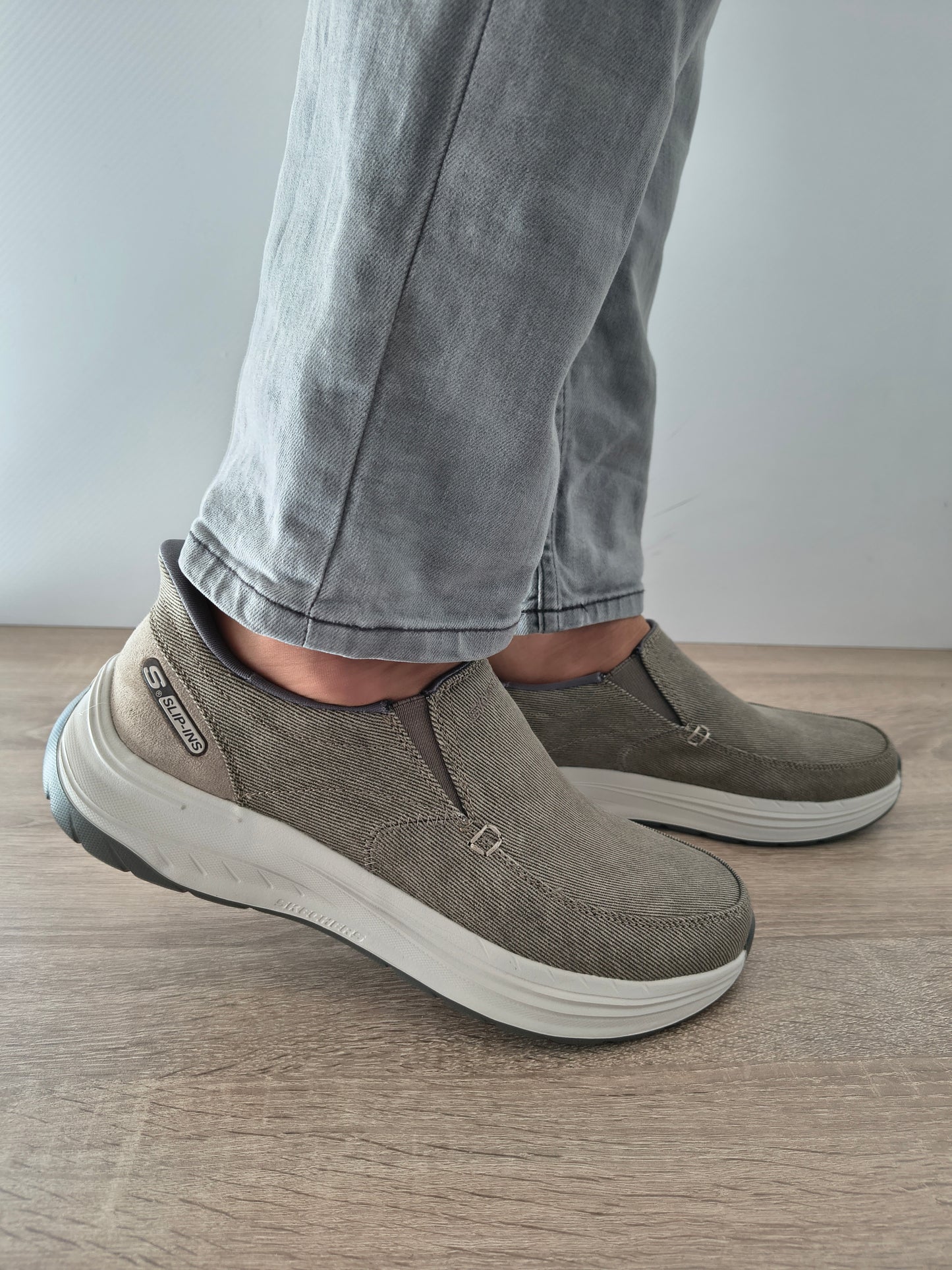 PANTOFI CASUAL BARBATI SKECHERS 205356 TPE TAUPE