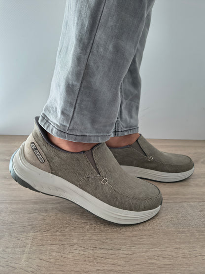 PANTOFI CASUAL BARBATI SKECHERS 205356 TPE TAUPE