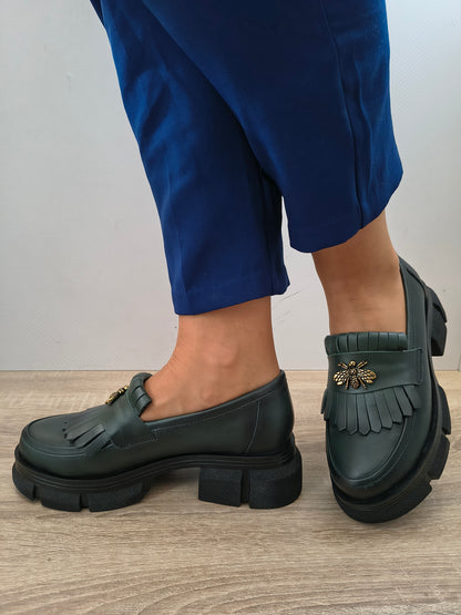 PANTOFI CASUAL DAMA NICOLIS 126352 VERDE
