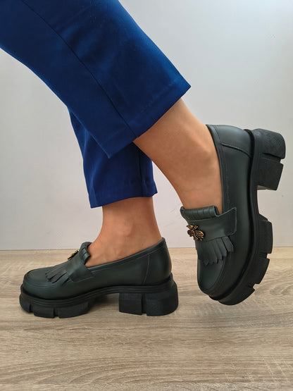 PANTOFI CASUAL DAMA NICOLIS 126352 VERDE