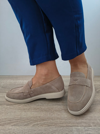PANTOFI CASUAL DAMA FORMAZIONE 81980-2 APRICOT VELUR