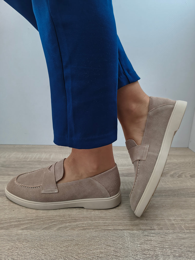 PANTOFI CASUAL DAMA FORMAZIONE 81980-2 APRICOT VELUR - imagine 5