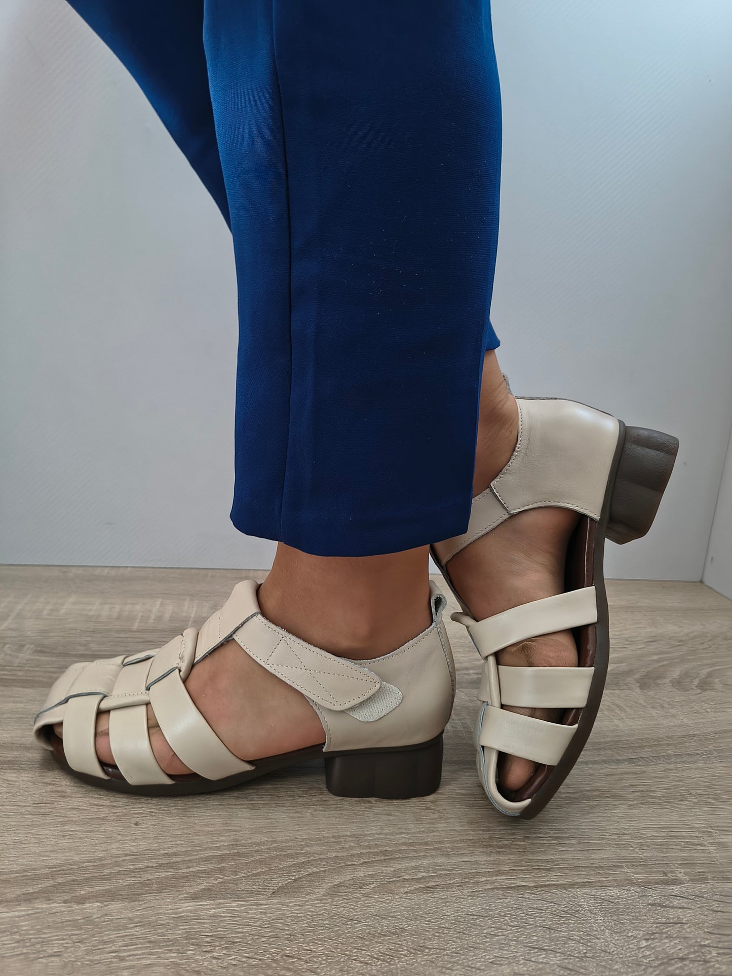 SANDALE CASUAL DAMĂ FORMAZIONE 7983 CREM