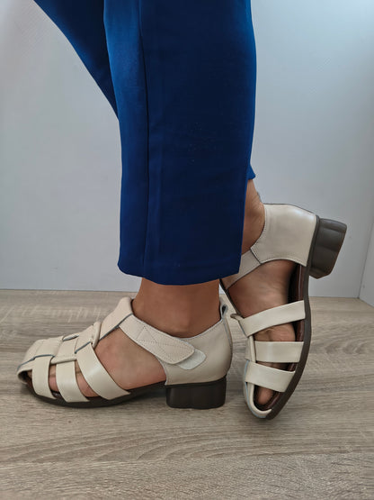 SANDALE CASUAL DAMĂ FORMAZIONE 7983 CREM