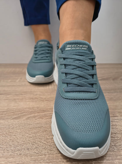 PANTOFI SPORT DAMA SKECHERS 117391 SLT ALBASTRU ARDEZIE