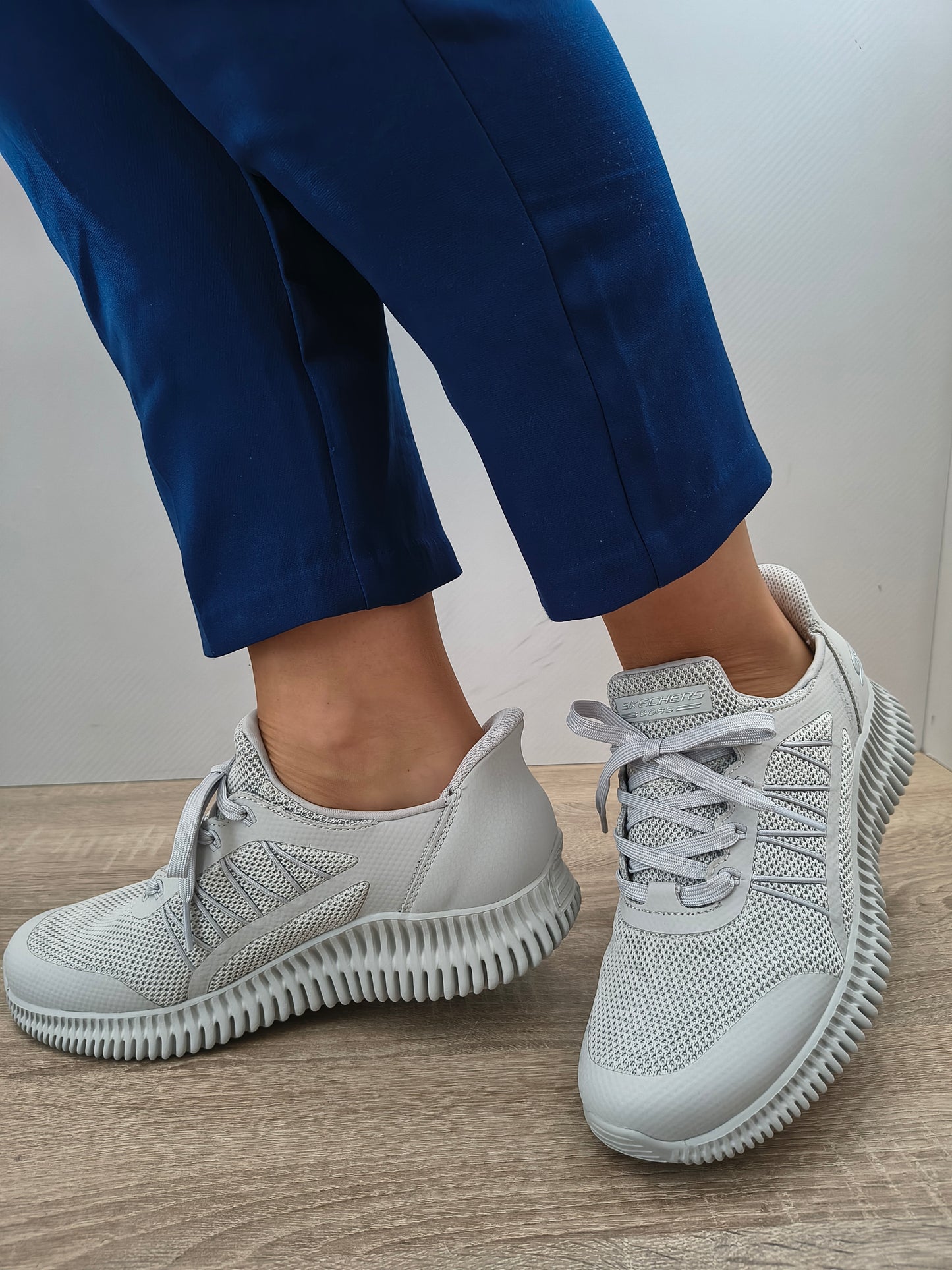 PANTOFI SPORT DAMA SKECHERS 117413 LTGY LIGHT GREY