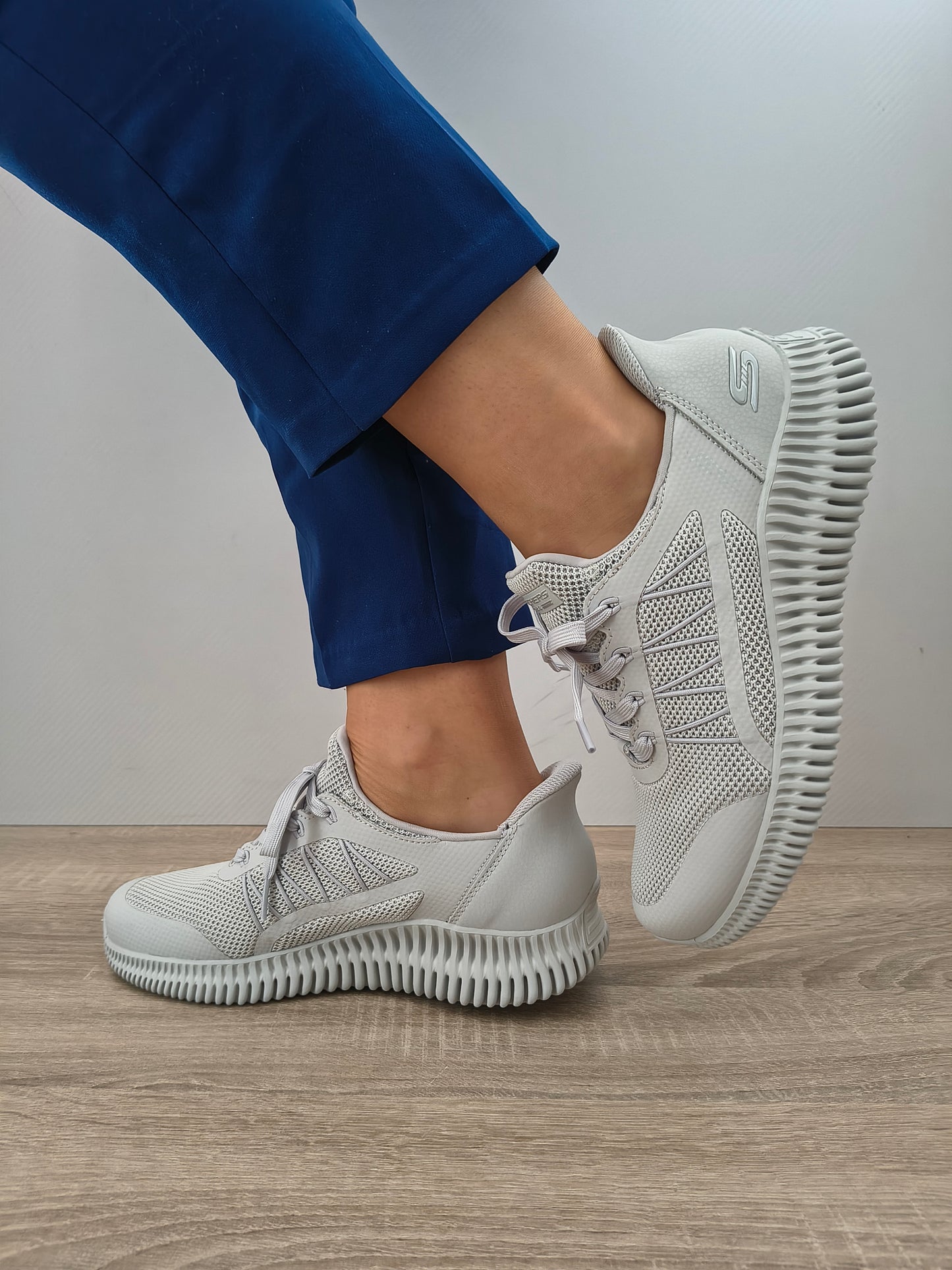 PANTOFI SPORT DAMA SKECHERS 117413 LTGY LIGHT GREY