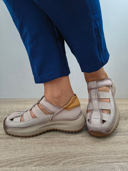 PANTOFI CASUAL DAMA FRANCO GERARDO KM8882 CREM