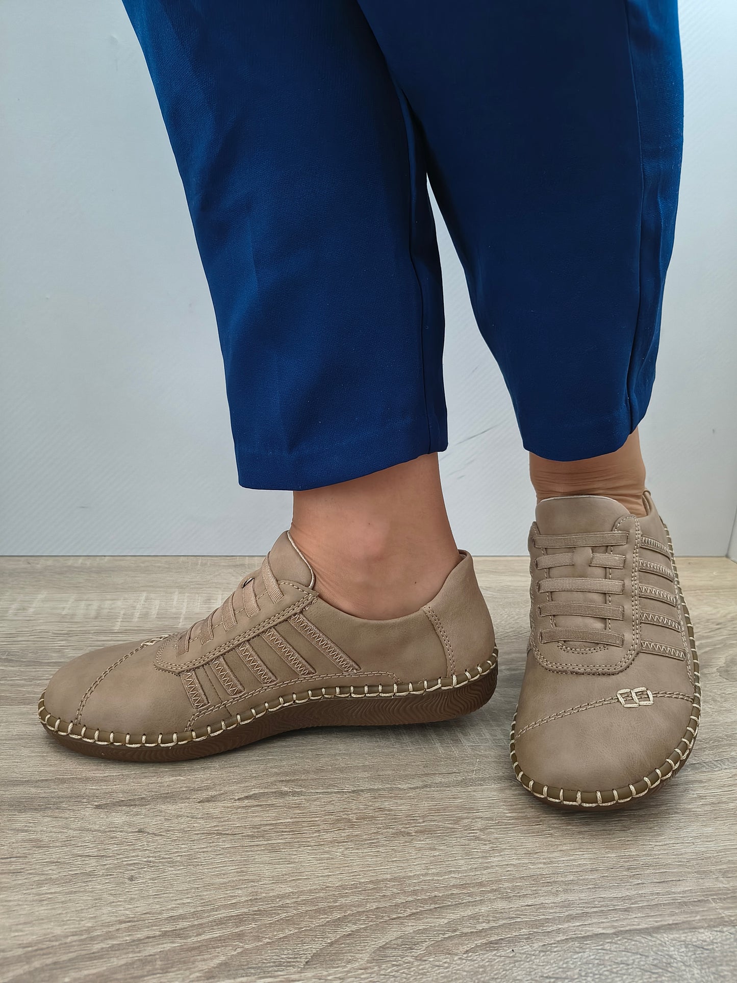 PANTOFI CASUAL DAMA RIEKER N2450-20 MARO NUBUCK