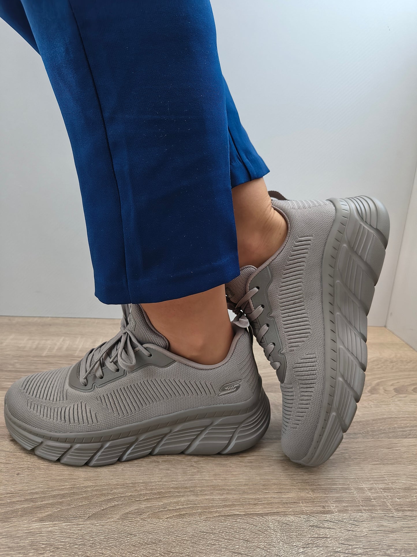 PANTOFI SPORT DAMA SKECHERS 117385 DKGY GRI