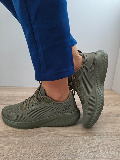 PANTOFI SPORT DAMA SKECHERS 117209 OLV VERDE OLIVE