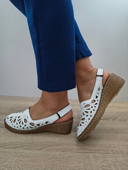 SANDALE CASUAL DAMA DOGATI 015 3040-1 ALB