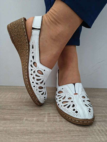 SANDALE CASUAL DAMA DOGATI 015 3040-1 ALB