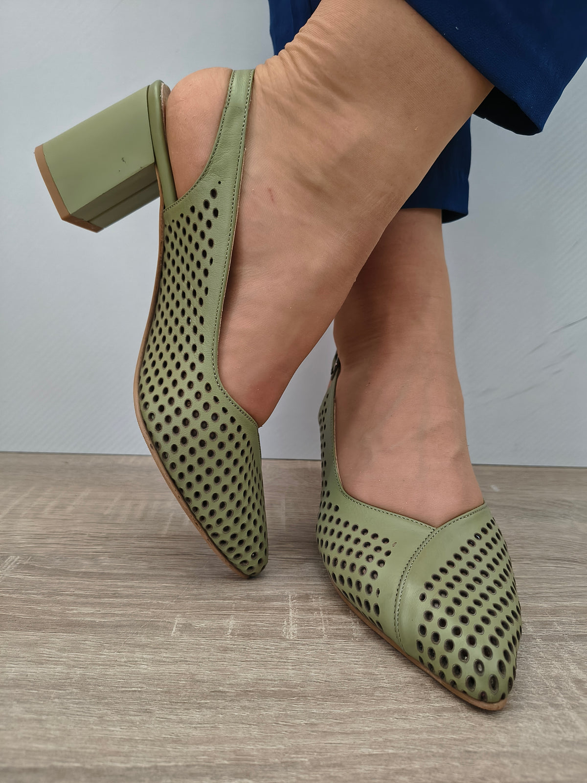SANDALE ELEGANTE DAMA DOGATI 050 991 OLIVE - imagine 5