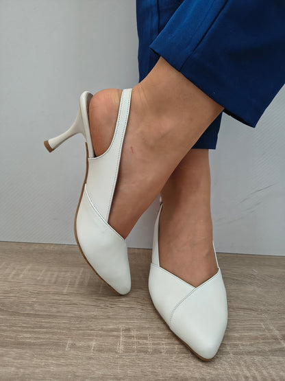 SANDALE ELEGANTE DAMA DOGATI 050 813 ALB