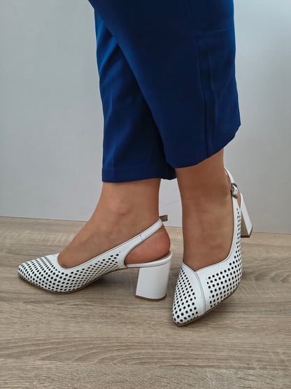 SANDALE ELEGANTE DAMA DOGATI 050 991 ALB