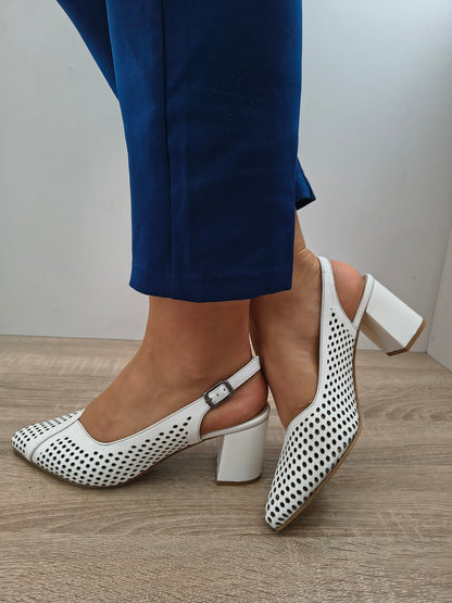 SANDALE ELEGANTE DAMA DOGATI 050 991 ALB