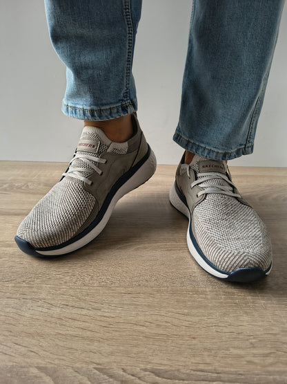 PANTOFI SPORT BARBATI SKECHERS 210986 TPMT BEJ TAUPE