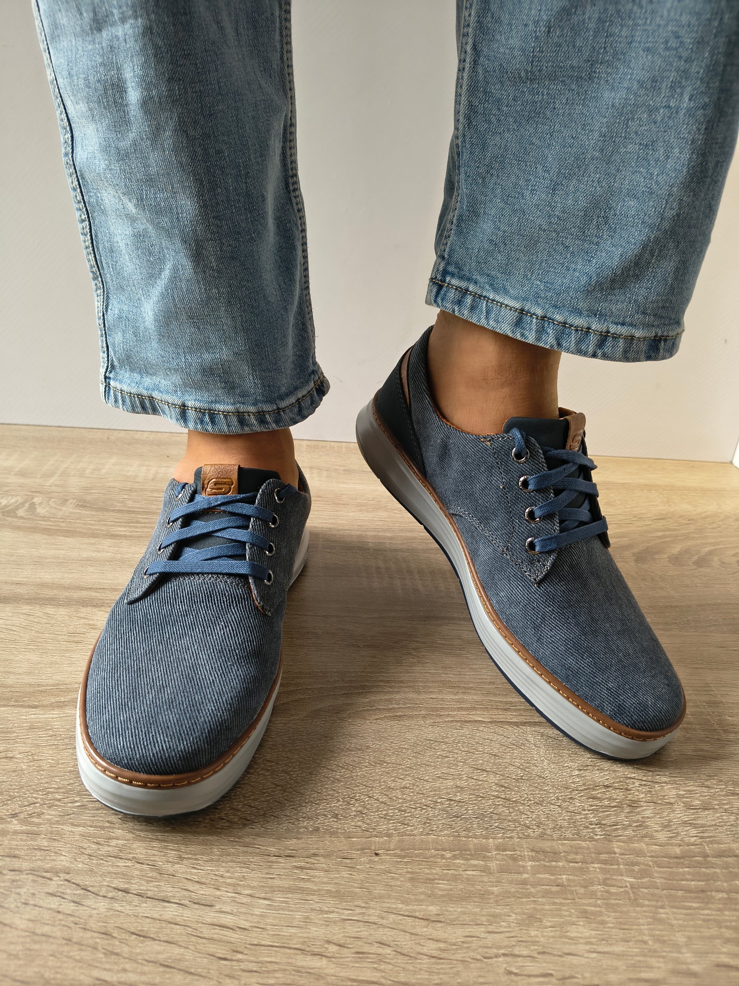 PANTOFI CASUAL BĂRBAȚI SKECHERS 65981 NVY NAVY