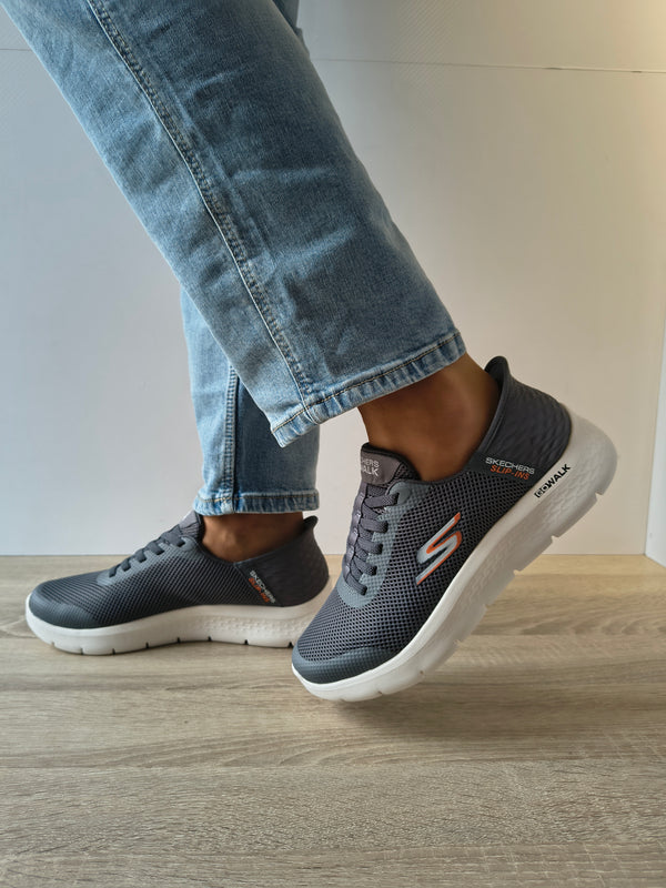 PANTOFI SPORT BARBATI SKECHERS 216324 GRY GRI - imagine 4