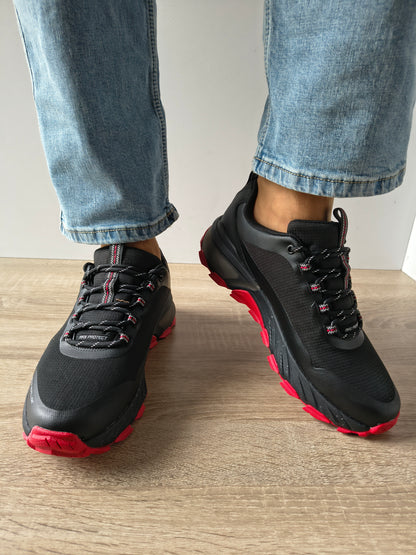 PANTOFI SPORT BARBATI SKECHERS 237669 BKRD NEGRU + ROSU