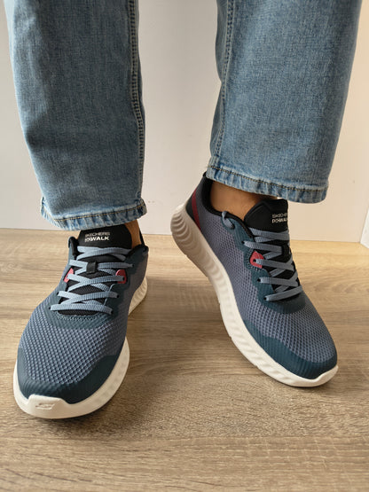 PANTOFI SPORT BARBATI SKECHERS 216373 SLT ALBASTRU ARDEZIE