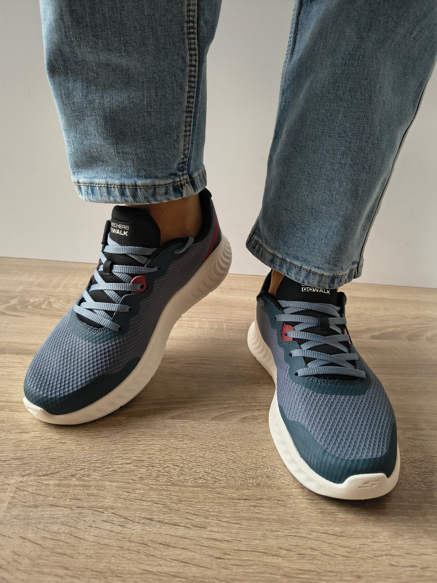 PANTOFI SPORT BARBATI SKECHERS 216373 SLT ALBASTRU ARDEZIE