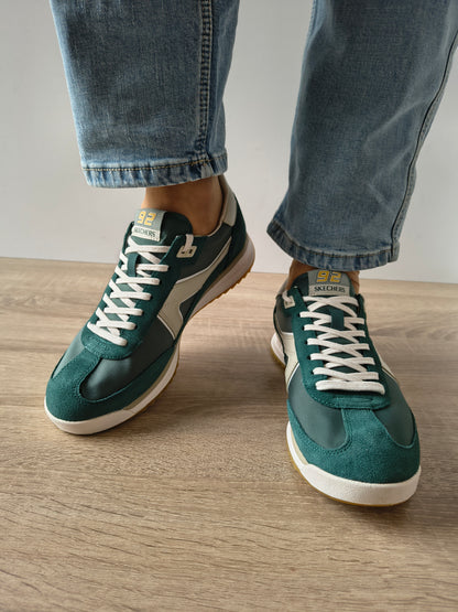 PANTOFI SPORT BARBATI SKECHERS 254220 GRW VERDE/ALB