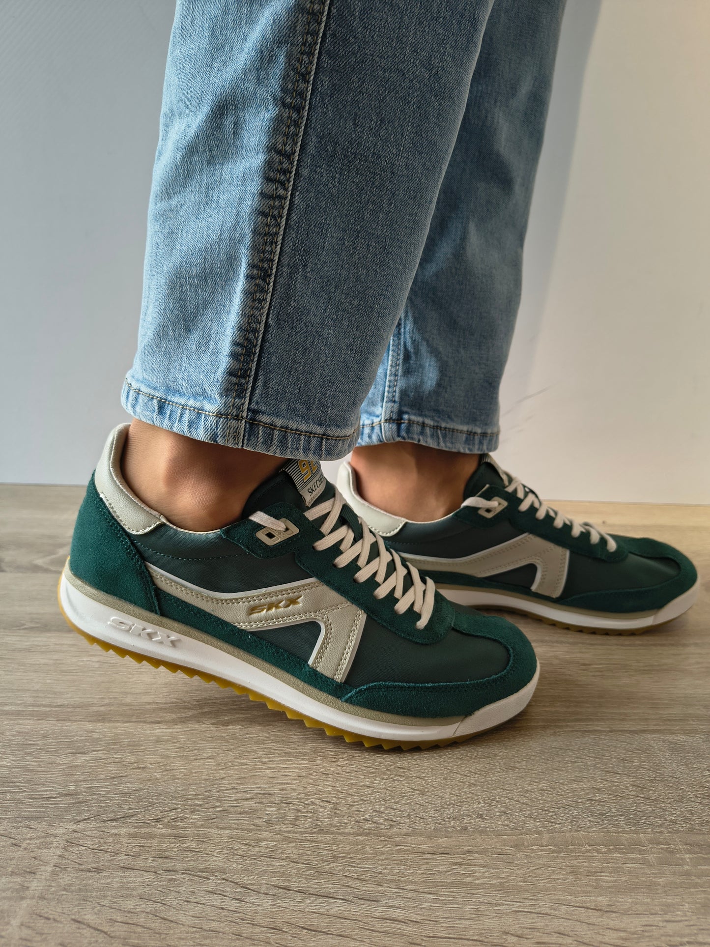 PANTOFI SPORT BARBATI SKECHERS 254220 GRW VERDE/ALB