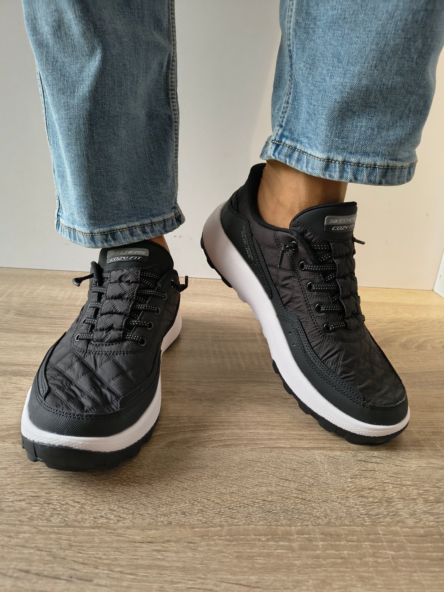 PANTOFI SPORT BARBATI SKECHERS 237664 BKW NEGRU