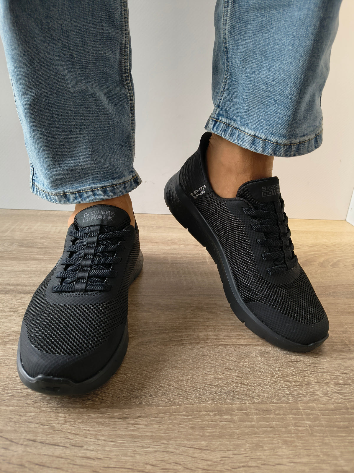 PANTOFI SPORT BARBATI SKECHERS 216324 BBK NEGRU - imagine 6