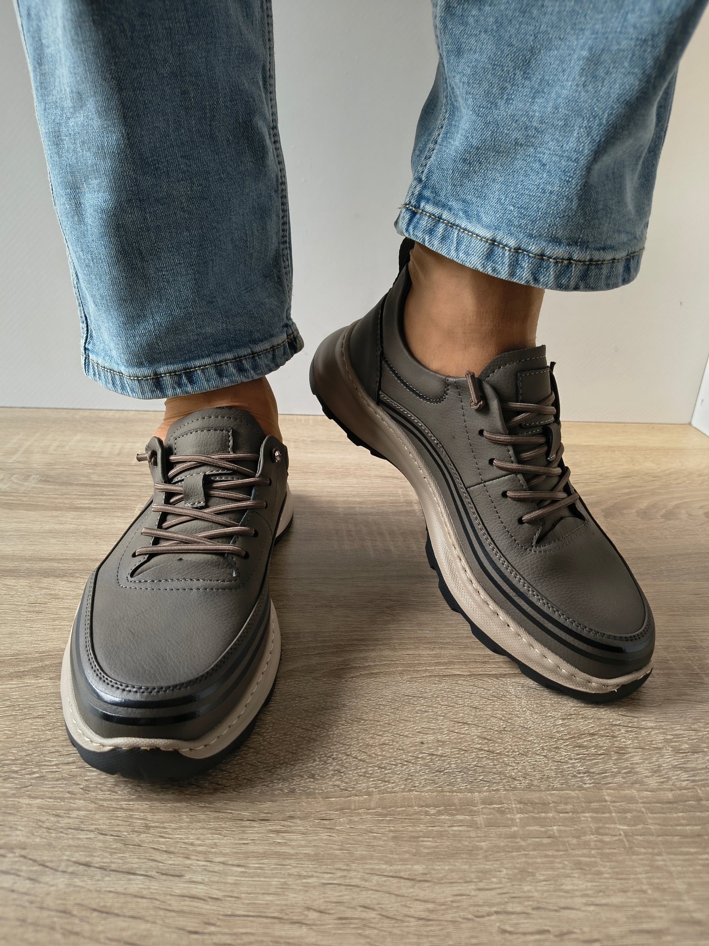 PANTOFI CASUAL BARBATI MELS A93280 GREY