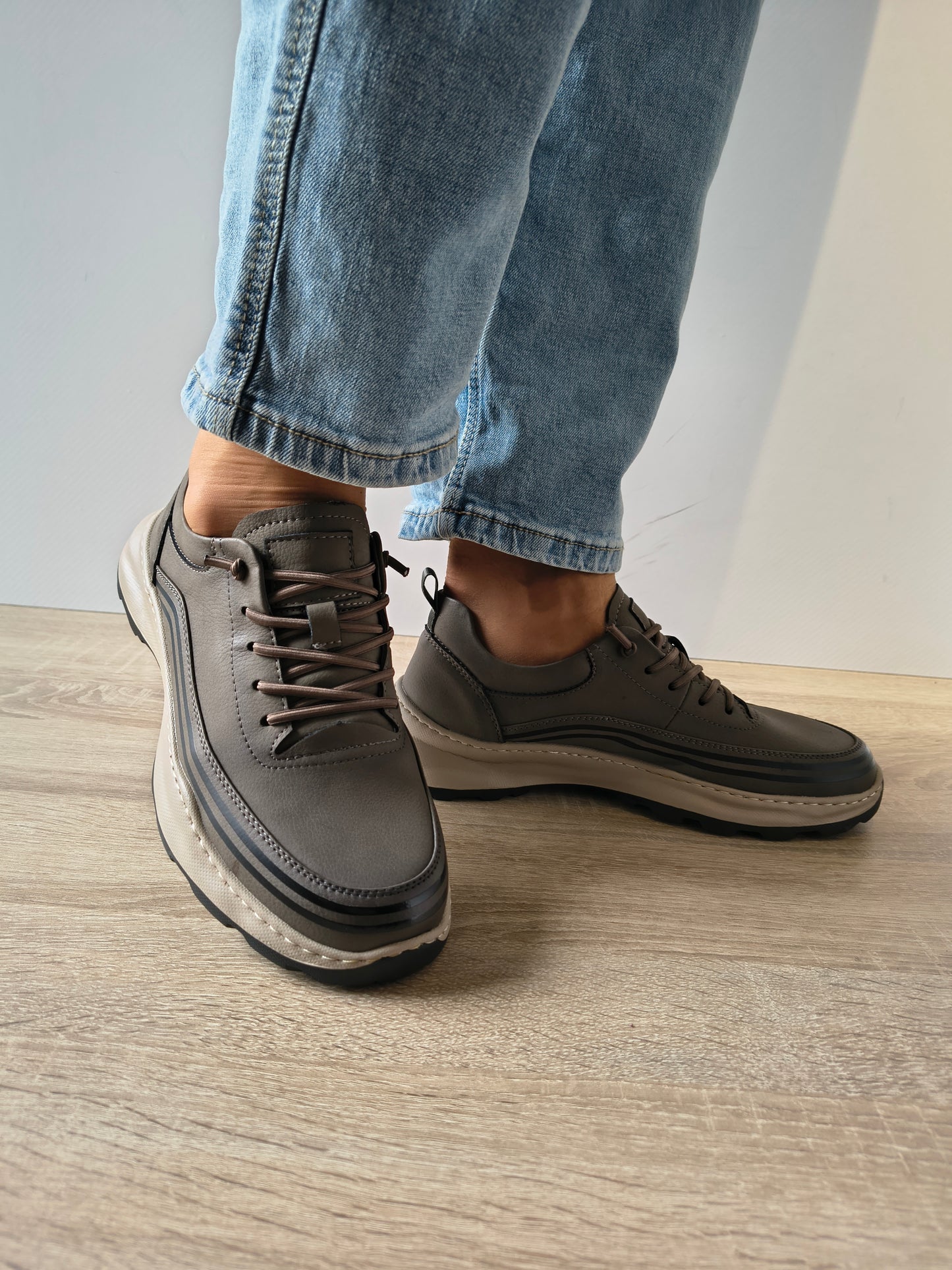 PANTOFI CASUAL BARBATI MELS A93280 GREY