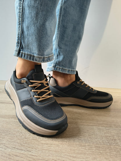 PANTOFI CASUAL BARBATI MELS 95955 NEGRU