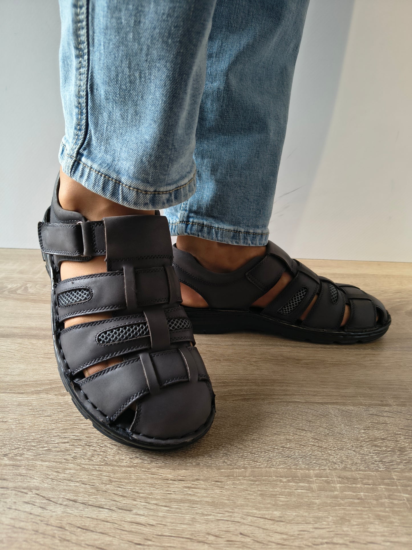 SANDALE BARBATI MELS 23061 GRI