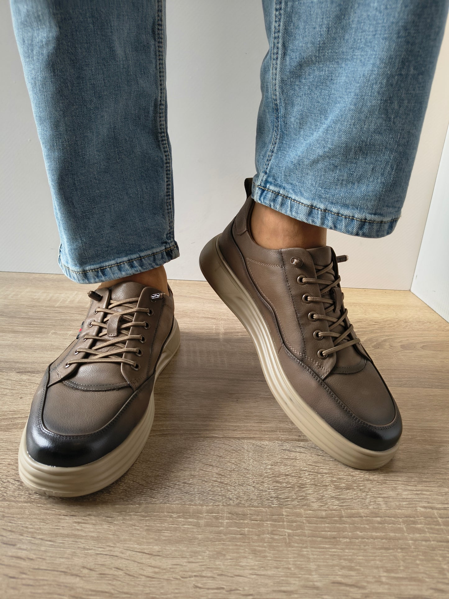 PANTOFI CASUAL BARBATI MELS W27017 KHAKI