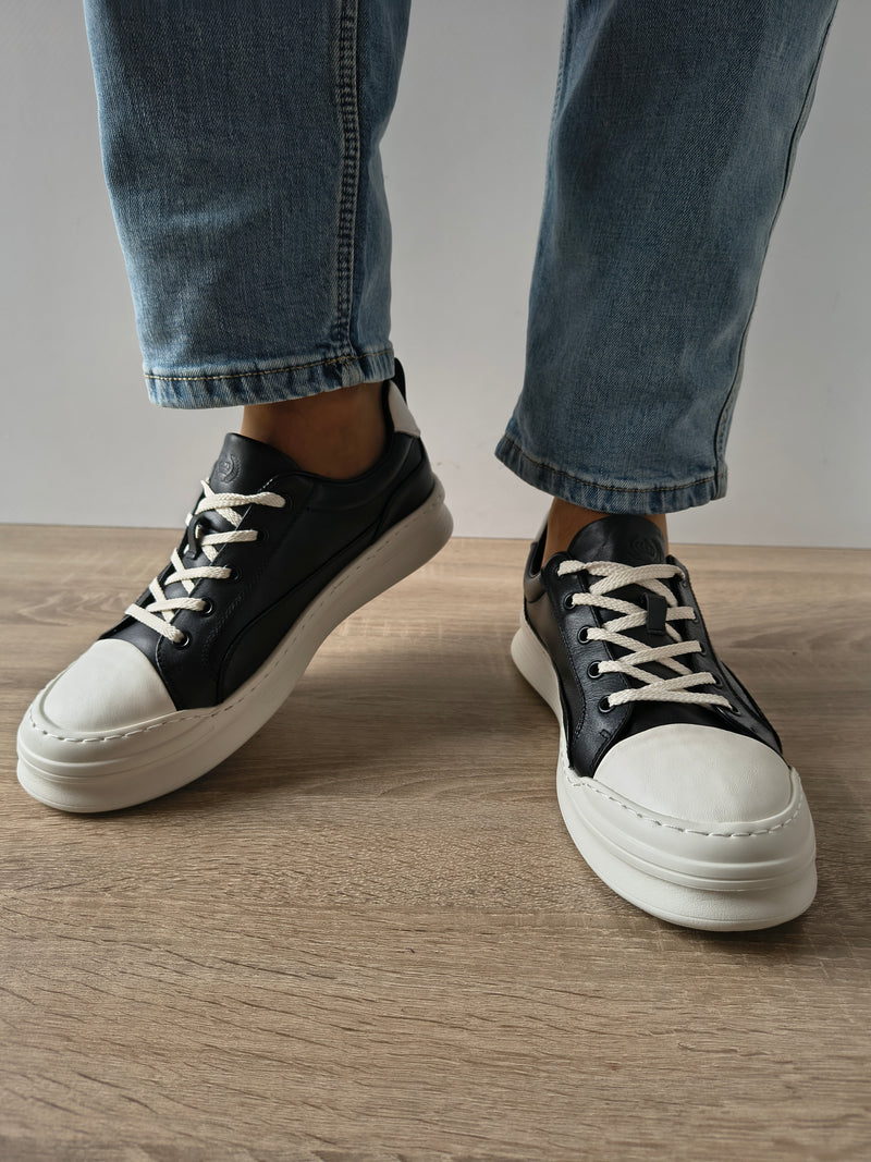 PANTOFI CASUAL BARBATI FRANCO GERARDO 5310 NEGRU - imagine 5